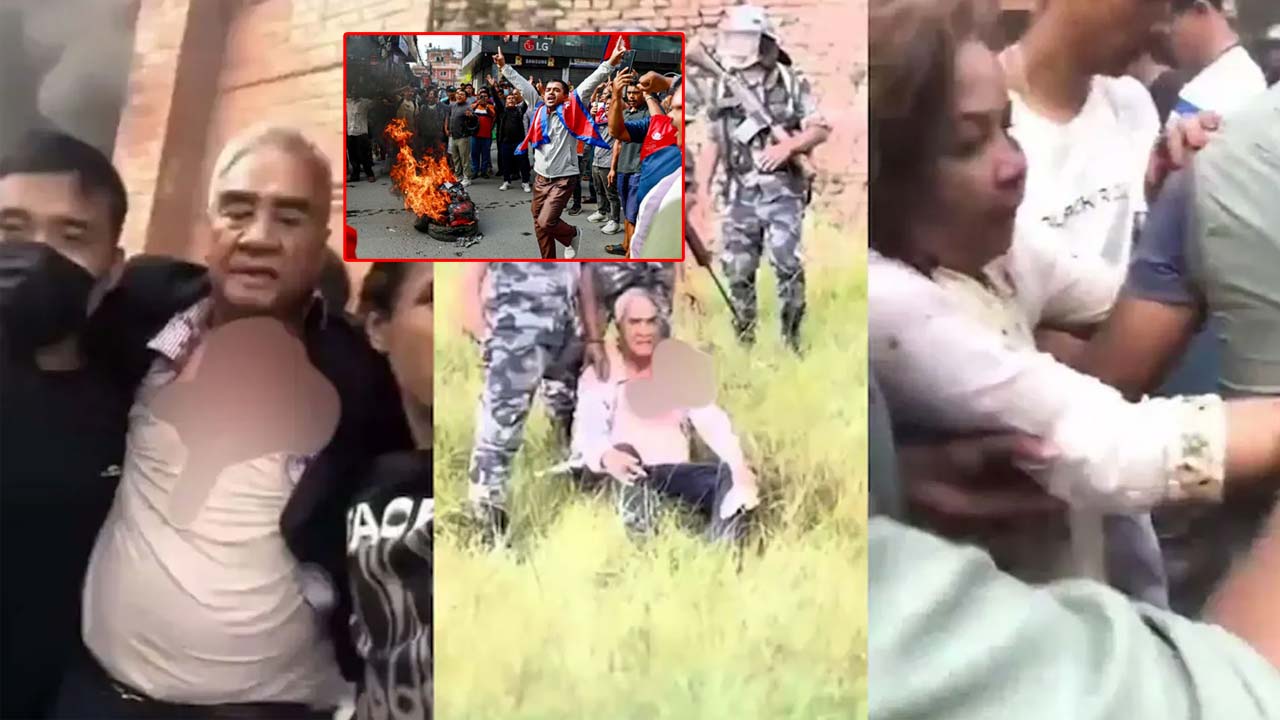 Protest image 9 — Condition of corrupted Sher Bahadur deuba and Arju deuba rana 